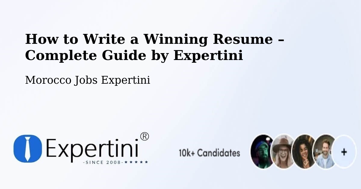 Resume Writing Guide for Job Seekers – Sefrou - Sefrou, Morocco Jobs Expertini